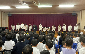 ３学期始業式①