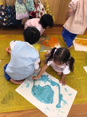 はじめての絵の具