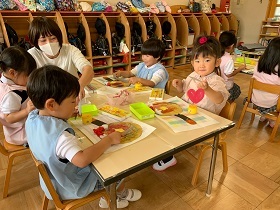 ホットケーキ食べる③