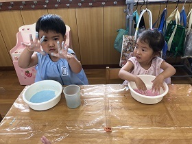 片栗粉スライム
