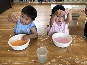 片栗粉スライム